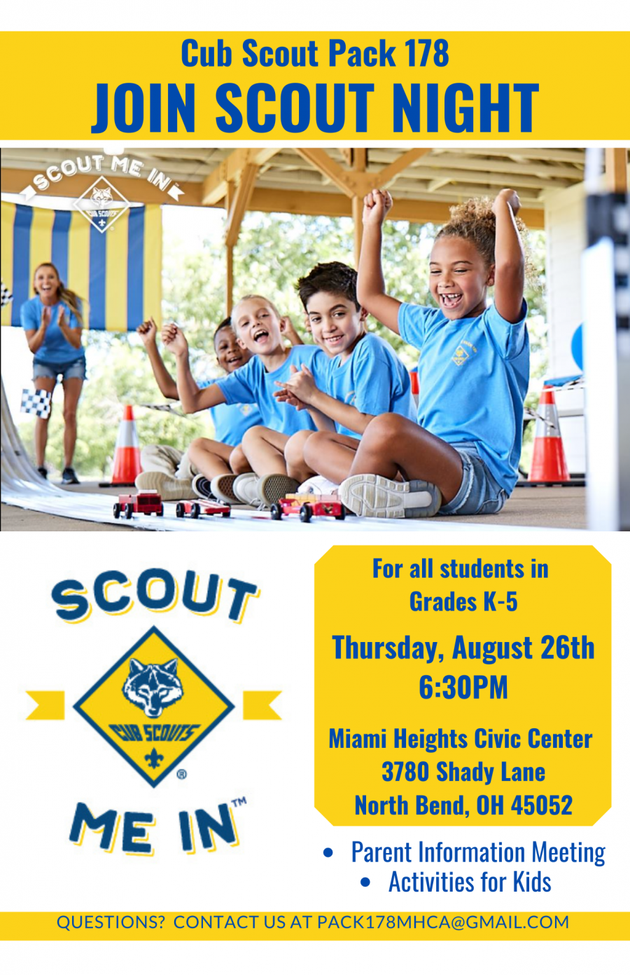 cub scout sign up night